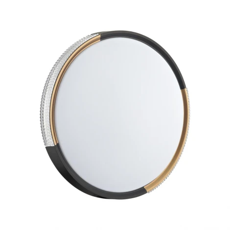 Настенно-потолочный светильник Sonex Velio 7629/ELN пластик/черный/золотистый LED 76Вт 3000/4000/6000K D490 IP43