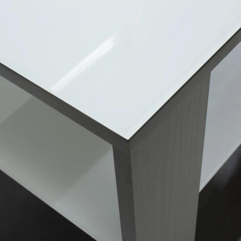 Стол журнальный BeautyStyle 6 венге/стекло белое от фабрики Mebelik