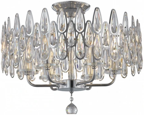 Потолочная люстра хрустальная на штанге Arte Milano Sorrento-2009 372009/6/80/490 CR (220V)