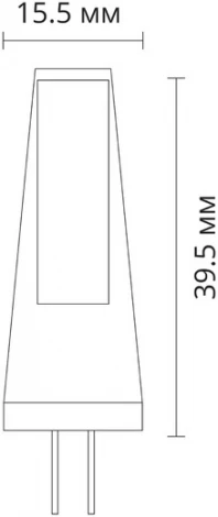 Светодиодная лампа капсульная 2.5W 230Lm 3000К G4 Arte Lamp Lugo A0425-3K