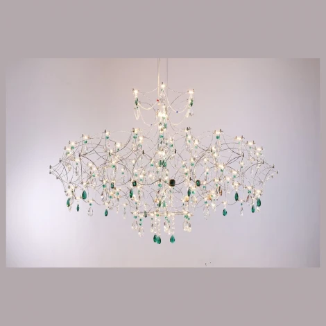 Подвесной светильник светодиодный LED 150x1W 3000K Wertmark Femeralda WE337.15.106