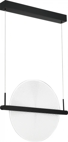 Подвесной светильник ST Luce Splendid SL6233.403.15 Черный/Прозрачный LED 1*15W 4000K (220V, на проводе)