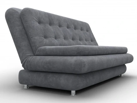 Диван-книжка Лига-123 (Металл,ЛДСП,Брус,Доска,Велюр/Темно-серый) Лига Диванов 137628