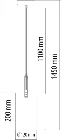 Подвесной светильник DeMarkt Тетро 673015701 (220V, на проводе, круглые)