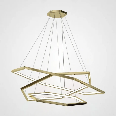 Подвесной светильник (люстра) Vesanto Cameron Design House D60+80+100 ImperiumLoft 40,2477 (144367-22) (LED, 220V, на тросе)