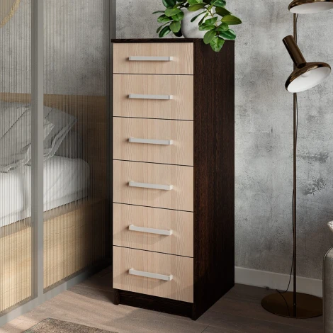 Комод БТС высокий Фиеста, венге/лоредо