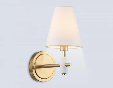 Бра с абажуром и мрамором Ambrella Ceramo Classic LH75047