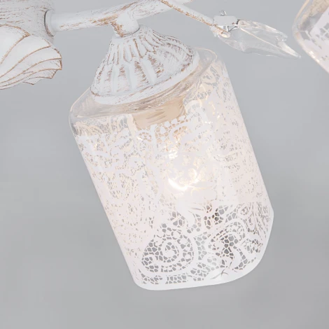 Потолочная люстра Eurosvet 30053 30053/4 белый с золотом