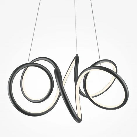 Подвесной светильник Maytoni Curve MOD241PL-L60BK (LED, 220V, на тросе)