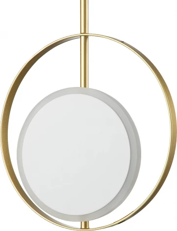 Настенный светильник светодиодный Escada Hypnosis 10206/SG LED White/Gold 7Вт, металл/акрил, белый/золото