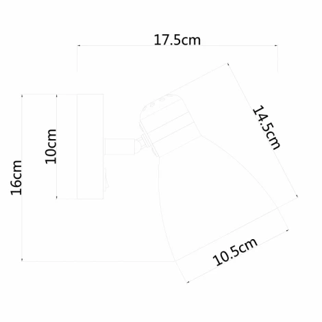 Спот Arte Lamp Mercoled A5049AP-1WH (220V, выключатель, круглые)