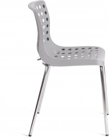 Обеденный стул Tetchair SKALBERG (Металл,Пластик/Cерый) 19259