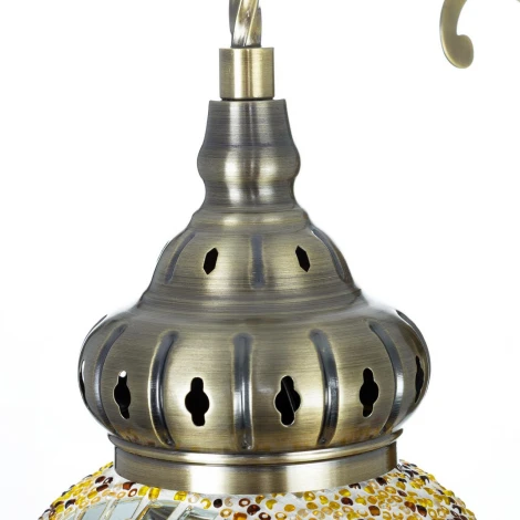 Бра ковка с подвесками Citilux Каир Мозайка янтарь CL419315