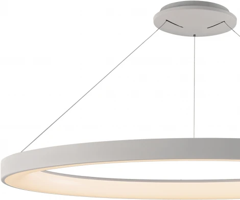 Подвесной светильник Mantra Niseko 8645 (регулировка яркости, LED, 220V, пульт управления, на тросе, кольцо)