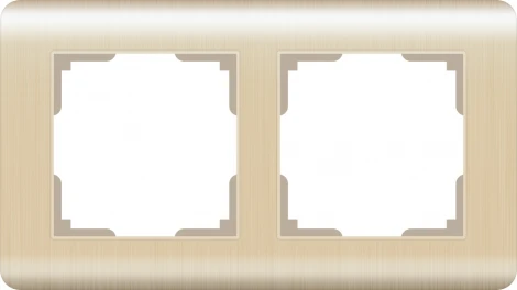 Рамка на 2 поста Stream (шампань) Werkel W0022111 (a051263)