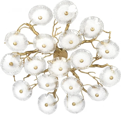 Потолочная люстра Loft It Bloom 10352/1000C AB (220V, цветы, ветки)