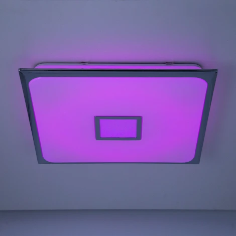 Потолочный светильник RGB Citilux Старлайт CL703AK80G (LED, 220V, пульт управления, управление смартфоном, голосовое управление, умный дом - Алиса, Маруся, Сири)