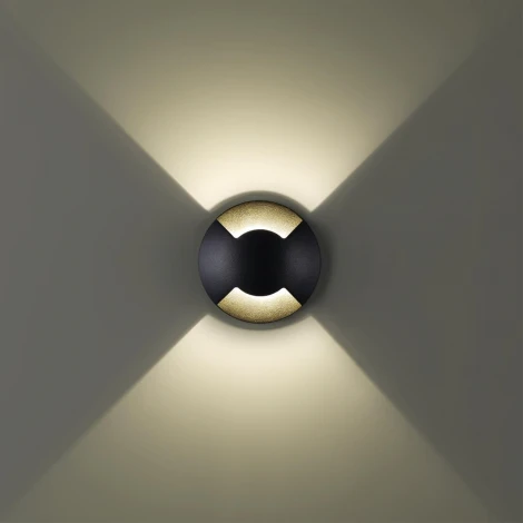 Встраиваемый грунтовый светильник Odeon Light Wald 6662/2GL3 черный/металл IP67 LED 3W 3000K 12V/24V (круглые)