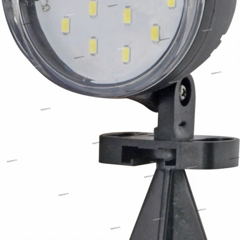 Прожектор грунтовый уличный светодиодный Horoz Safran, 1 плафон, черный, прозрачный