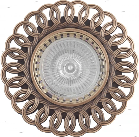 Встраиваемый точечный светильник Donolux N1555 N1555-Old Brass (220V, круглые)