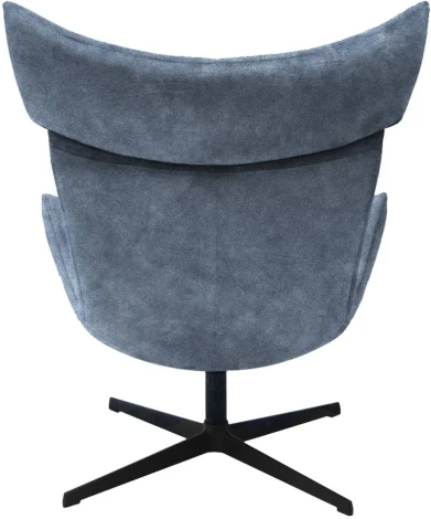 Кресло Bradexhome TORO тёмно-серый, искусственная замша