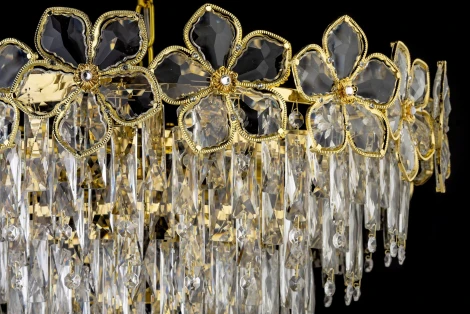 Подвесная люстра хрусталь Arti Lampadari Neuronano Neuronano E 1.5.60.100 G цветы