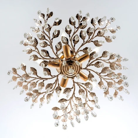 Подвесная люстра хрустальная Modelux MODELUX ML.6747.5 GD