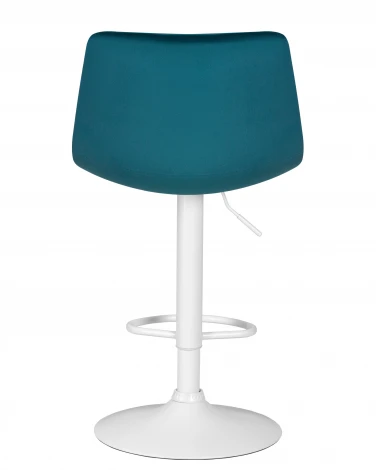 Набор 2 шт Стул барный DOBRIN TAILOR WHITE (морской волны велюр (MJ9-99))