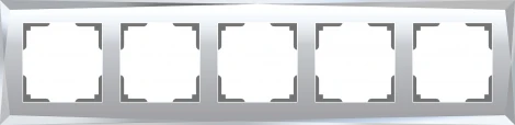 Рамка на 5 постов Diamant (зеркальный) Werkel W0051220 (a051016)