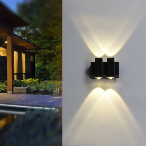 Архитектурная подсветка светодиодная Reluce 86846-9.2-004TL LED4*1W BK (220V, IP44)