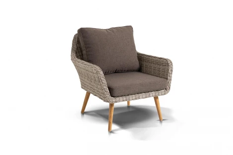 Кресло из искусственного ротанга, цвет бежевый 4SIS Прованс YH-SYH272W-CH beige