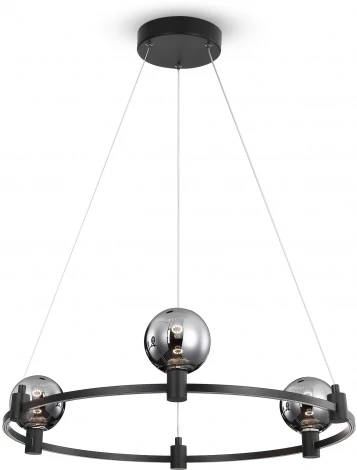 Подвесная люстра Freya Urban FR4005PL-03B (LED, 24V, на тросе, шарики, кольцо)