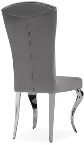 Стул Woodville на металлокаркасе Sally dark grey / steel 15385