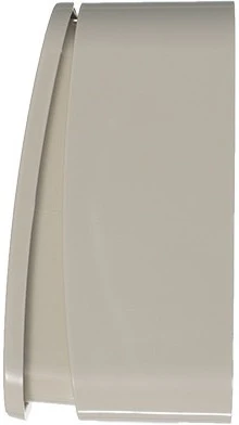 Выключатель накладной двухклавишный (бежевый) Systeme Electric Blanca BLNVA105017