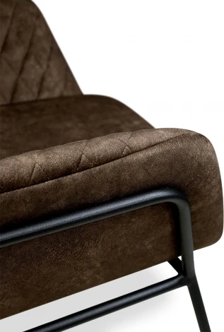 Кресло Sheffilton SHT-AMS2-2 кофейный трюфель/черный муар от фабрики Sheffilton