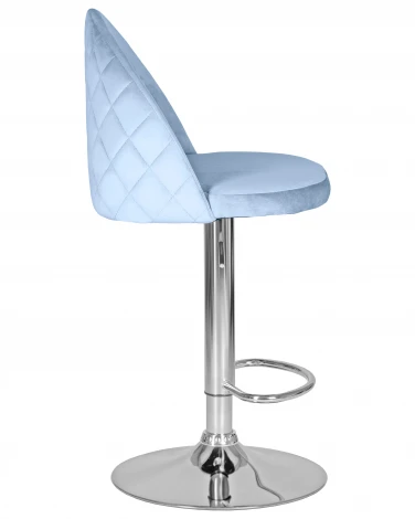 Стул барный DOBRIN MILANA (пудрово-голубой велюр (MJ9-74))