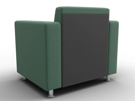 Кресло Лига-093 ВН (ДСП,Брус,Фанера,Рогожка/Зеленый) Лига Диванов 134971