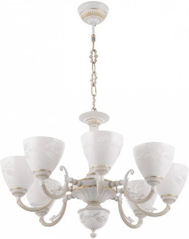 Подвесная люстра Arte Milano AM343659 343659/8 WT+G (220V, на цепи)