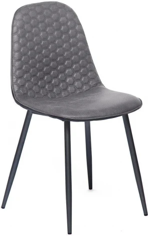 Обеденный стул Tetchair STORM (Металл,Вельвет/Серый,Антрацит) 15391