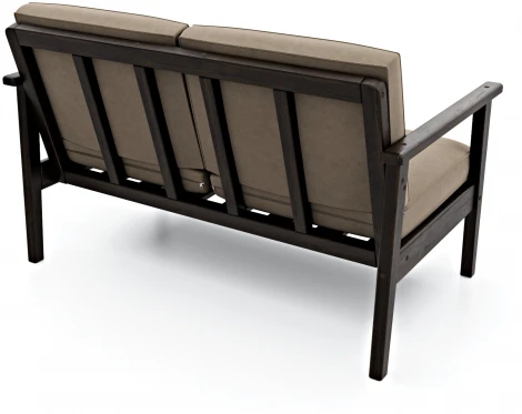 Диван Arsko прямой Лориан М венге велюр бежевый