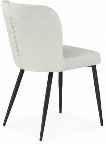 Стул на металлокаркасе Woodville Kilian light beige / black арт.15845