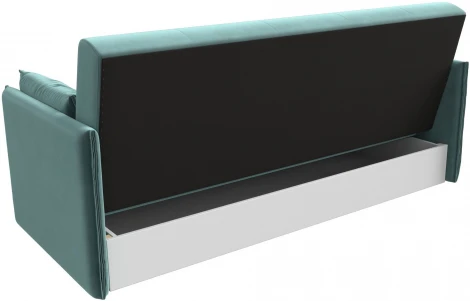 Диван-книжка Лига-018 (Бирюзовый/Велюр) Лига Диванов арт.117837