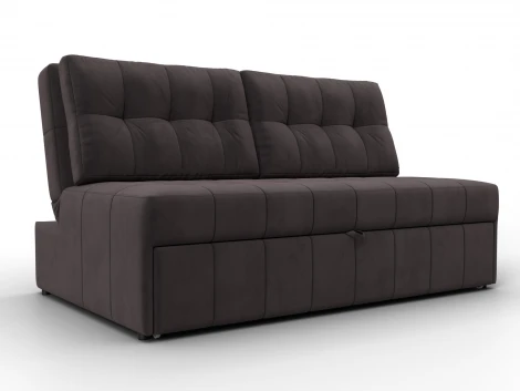 Диван прямой Лига-107 (140) (ЛДСП,Брус,Фанера,Велюр/Коричневый) Лига Диванов 134910