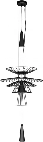 Подвесной светильник Loft It Star 10141/400 Black (220V, на проводе, круглые, летающая тарелка)