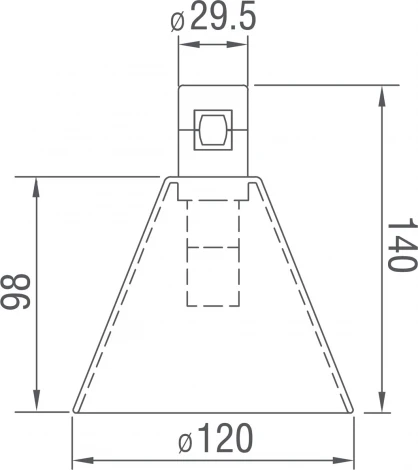 Трековый светодиодный светильник для магнитной модульной системы 5Вт Donolux Tringlas DL20234M5W1 Black