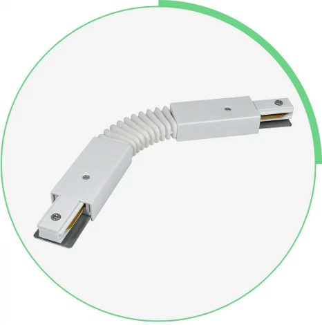 Коннектор гибкий для накладного однофазного шинопровода Hesby Lighting Skylite HSBL_0033 (220V)