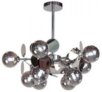 Потолочная люстра на штанге AM Group AM396 SP10 CHROM (220V, шар)