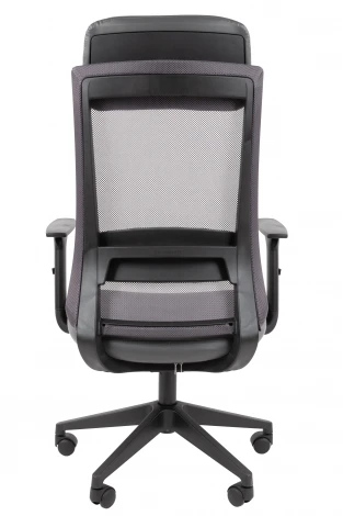 Офисное кресло Chairman 500LT Россия экокожа серый/TW-04 серый 7187913