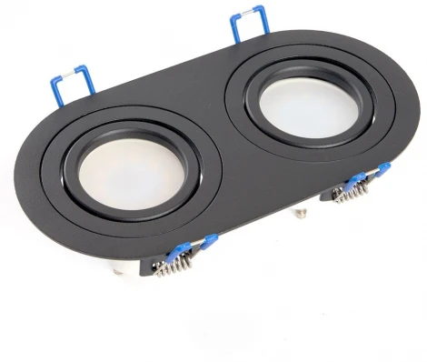 Светильник встраиваемый Feron DL2812 48459 50W G5.3 черный