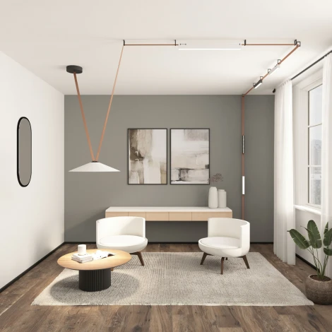 Трековый светильник 48V Denkirs Belty Linear DK5574-WH (LED)
